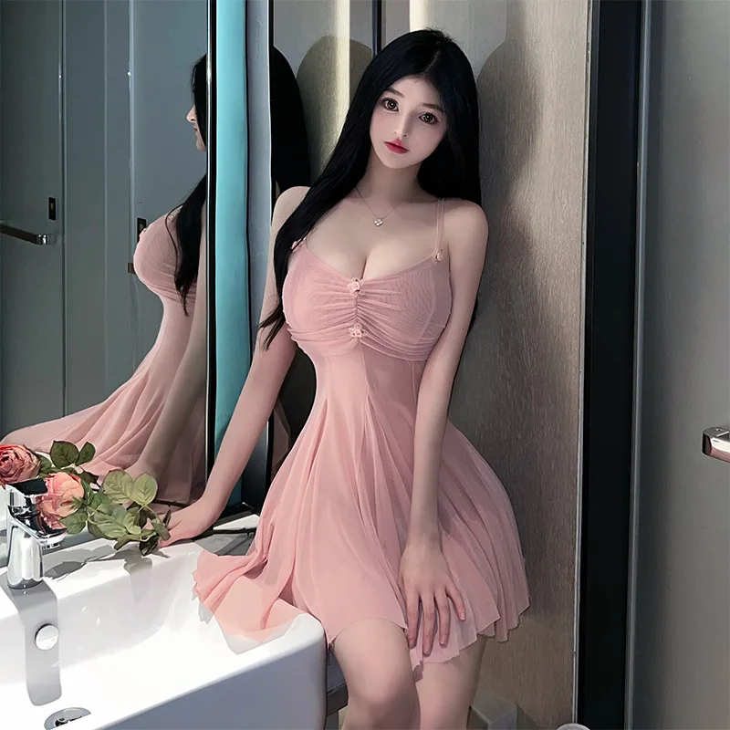 Женское латексное платье-трансвестит