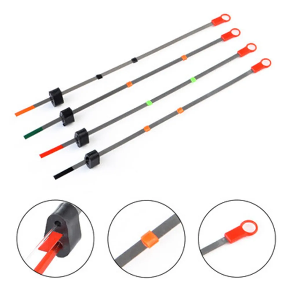 

20Pcs Portable Mini Winter Ice Fishing Rod Top Tip Rod Front End Section Bobber Indicator Winter Fishing Pole accessories