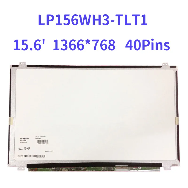 

Voor LG PHILIPS LP156WH3 (TL) (T1) TL T1 Laptop LED Lcd-scherm LP156WH3-TLT1 15.6 WXGA HD 1366X768 40 Pins panel Vervanging