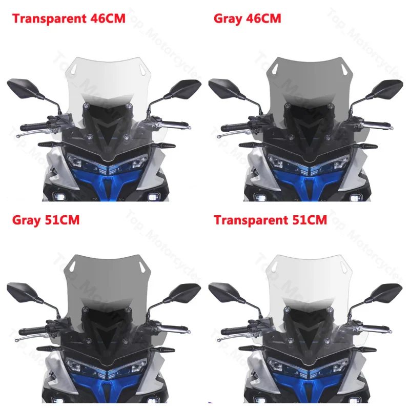 Фото Ветровое стекло для мотоциклов LONCIN VOGE DS 525X, DS525X, 525, DSX, DSX525, 525DSX – Аксессуары, ветровики, дефлекторы, переднее стекло №1