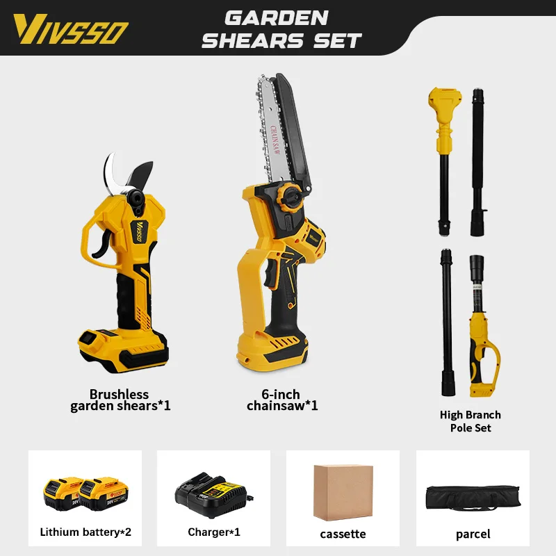 

Электрическая цепная пила VIVSSO 6 дюймов