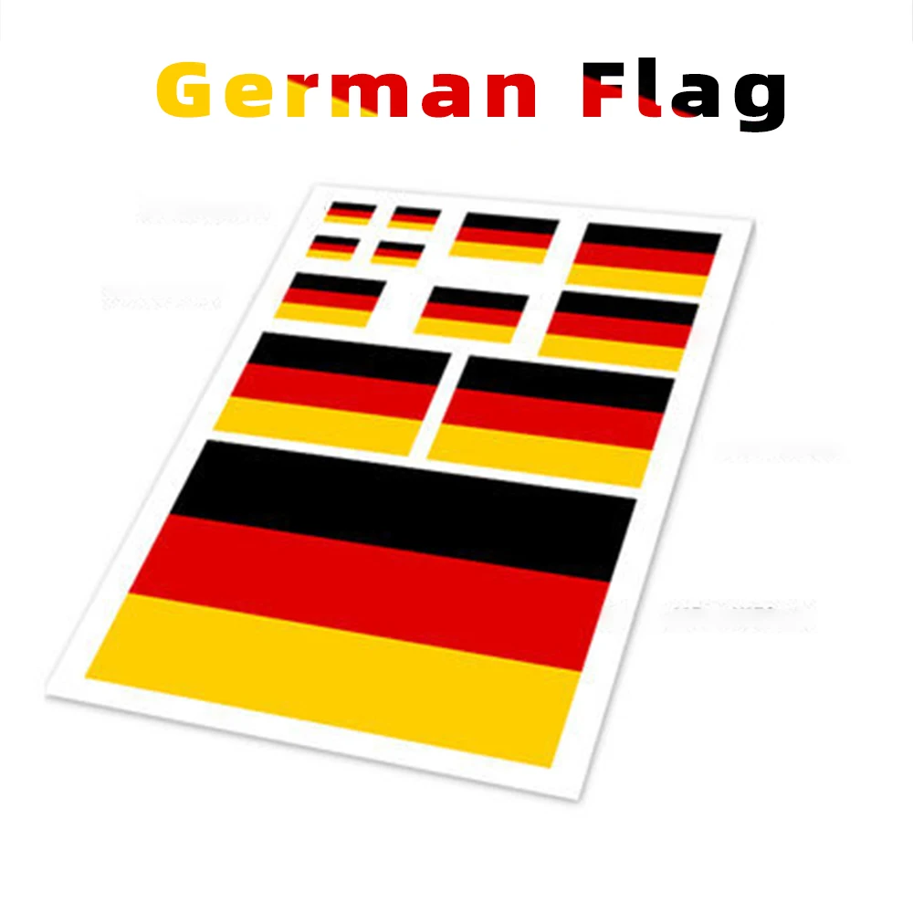

Наклейка на заказ с изображением флага страны Германии, декоративные наклейки на боковые двери и окна, виниловые Стикеры, Стильные наклейки...