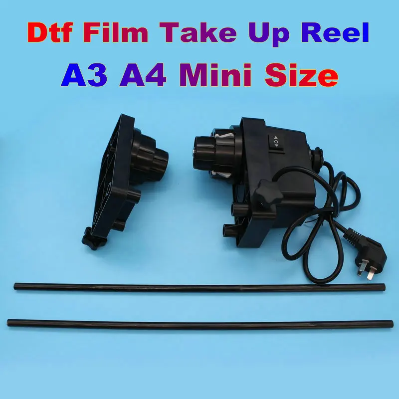 DTF Roll Film Take Up Reel for A3 A4 DTF Printer Holder For Epson XP-15000 L805 R1390 L1800 L800 Direct Transfer Film Collector