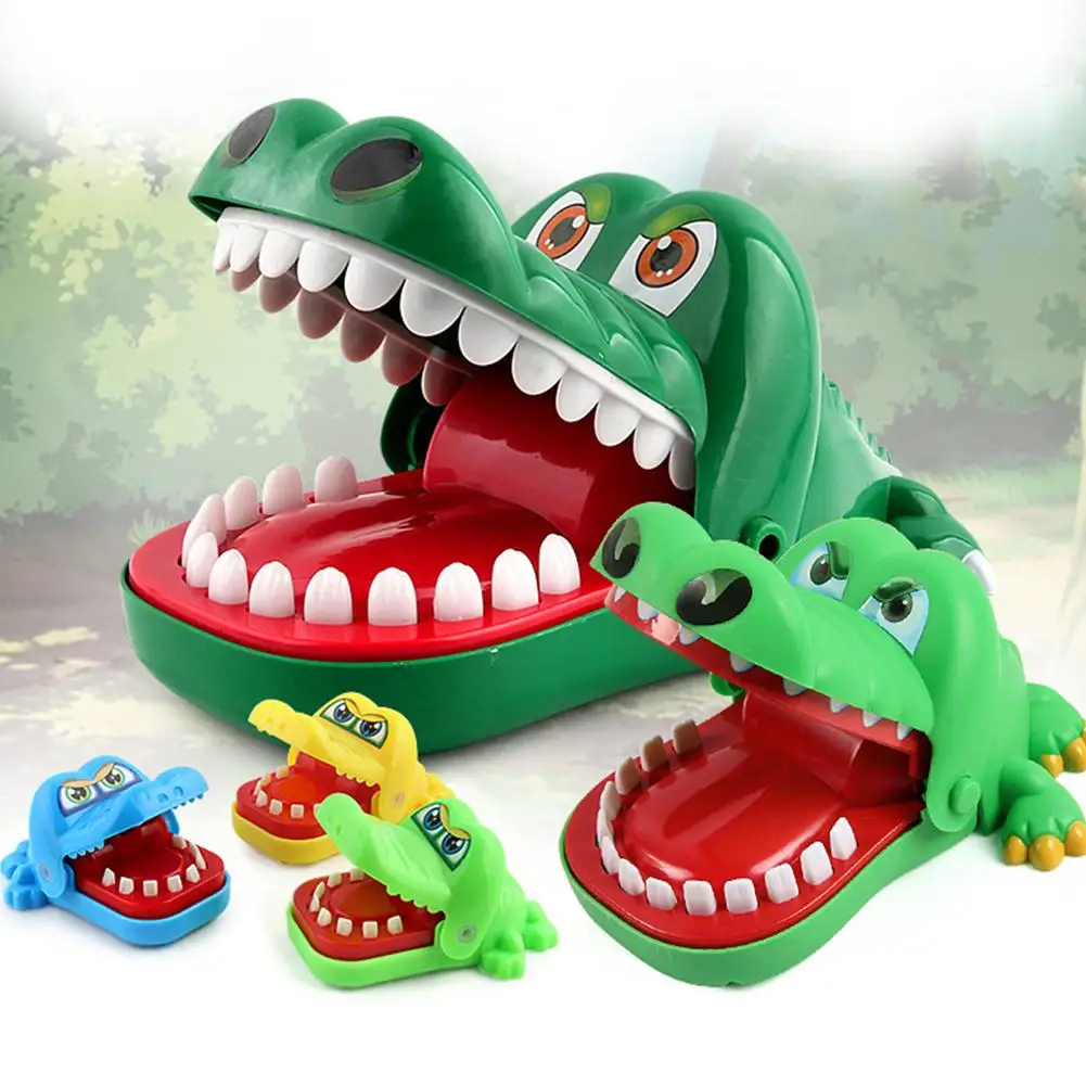 

Creative Alligator-Teeth Toys Game For Kids Multi-size Alligator-head Biting Finger Dentist Games Funny Toys For Home Bar