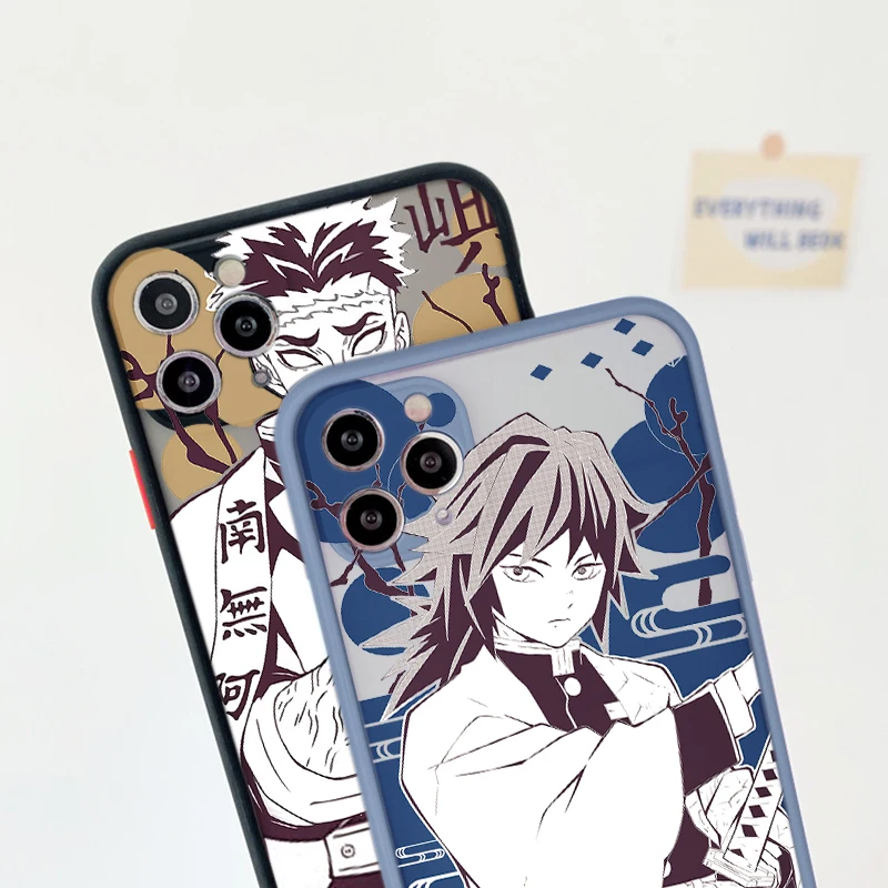 Жесткий чехол для Samsung Galaxy A52 A51 A50 A72 A71 A70 A32 A31 A22 A21S A30 A11 A10 M32 M31 Kimetsu no Yaiba с аниме
