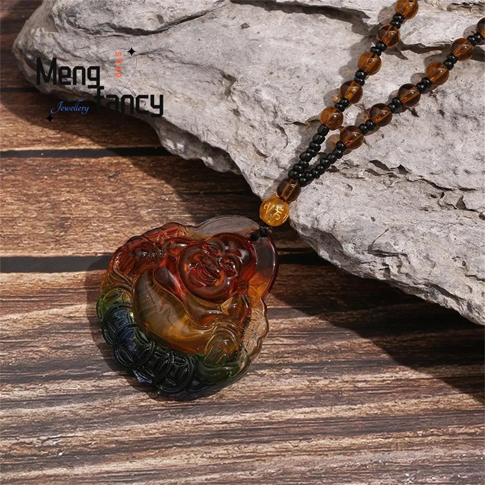 Подвеска Будда Гуаньинь из трех цветов