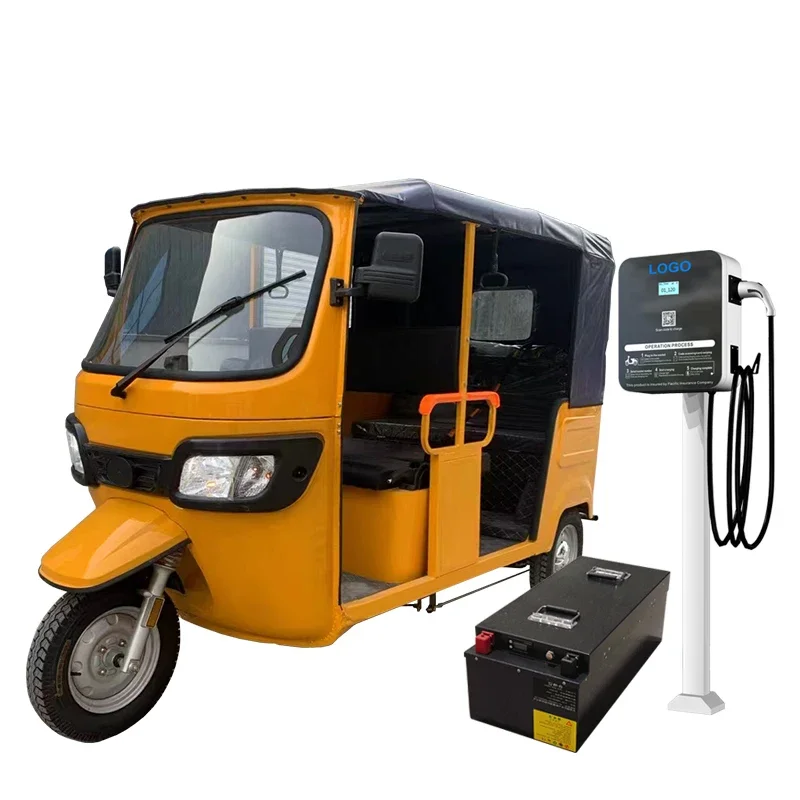 Южная Америка Индия Африка пассажирский трехколесный электрический грузовой