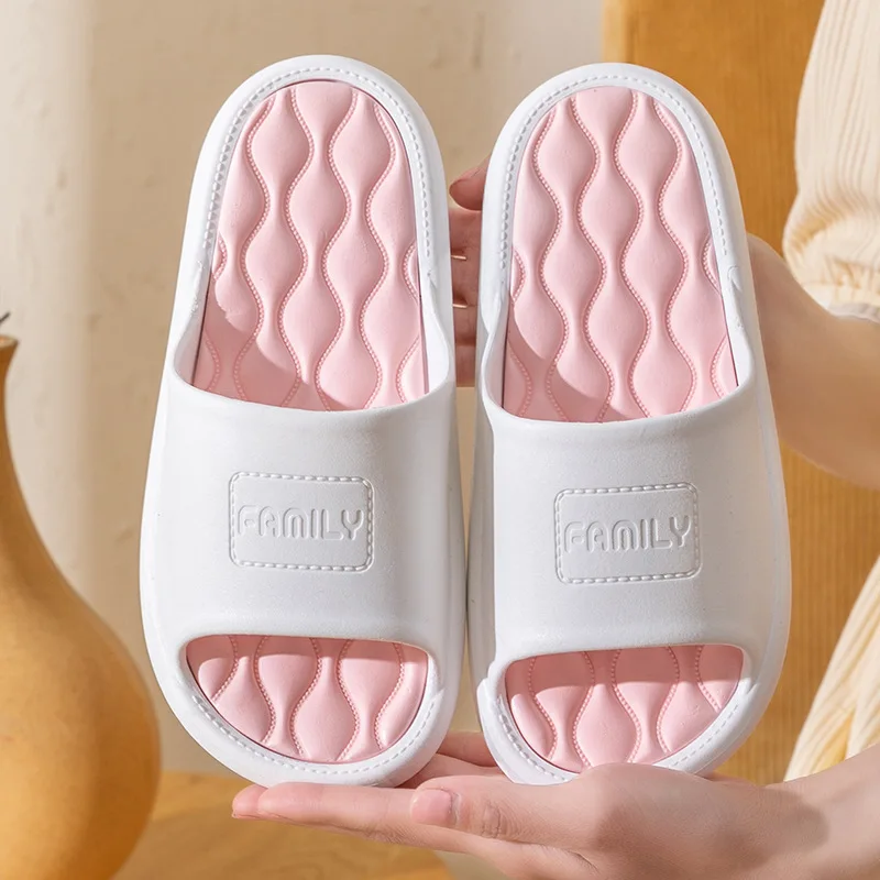 Men and Women Indoor Soft Floor Flat Shoes Summer Non-slip Bath Slipper Female Slipper Comfortable Zapatillas De Hombre