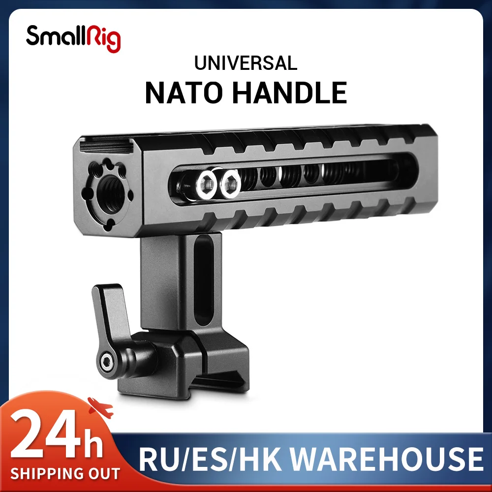 

SmallRig DSLR Camera Top handle grip Camcorder Stabilizing NATO Handle Quick Release W SmallRig A6500 BMPCC 4K 6K Cage 1955