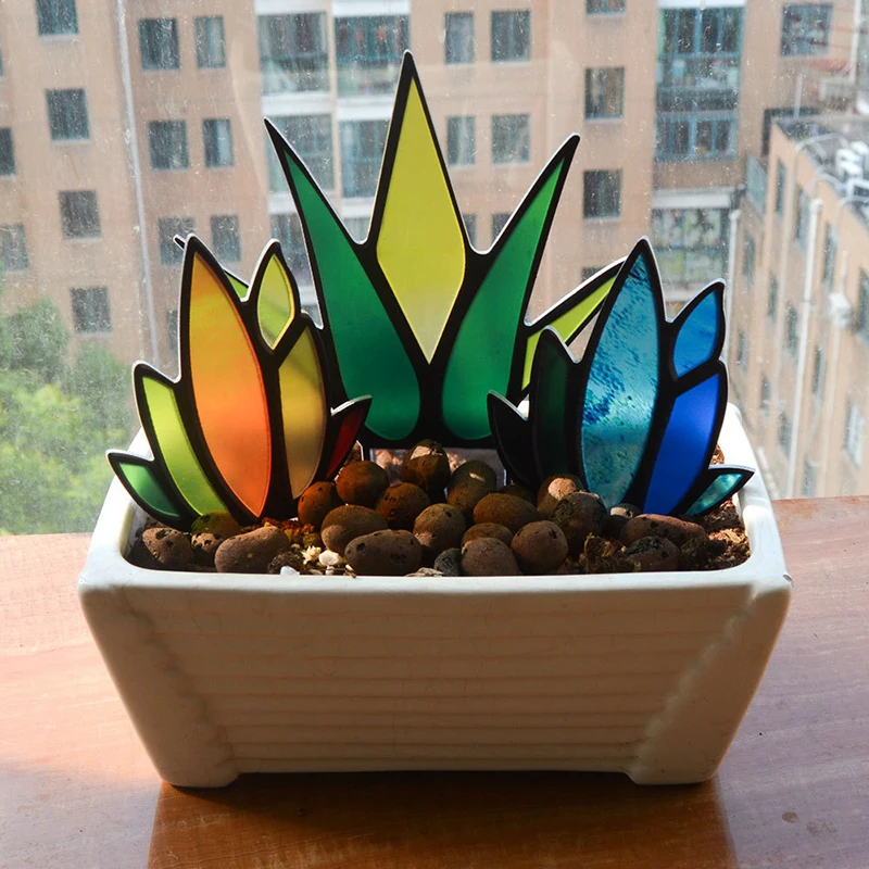 

Цветочный горшечный декор с алоэ 10 видов стилей, креативные водонепроницаемые Акриловые искусственные растения, книжные полки, оконные, ук...