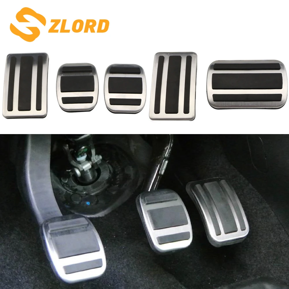 Car Styling Pads Break Accelerator Pedals Cover Fit for Peugeot 308 2007-2019 3008 2016-2019 408 2010-2019 4008 5008 AT MT Pedal