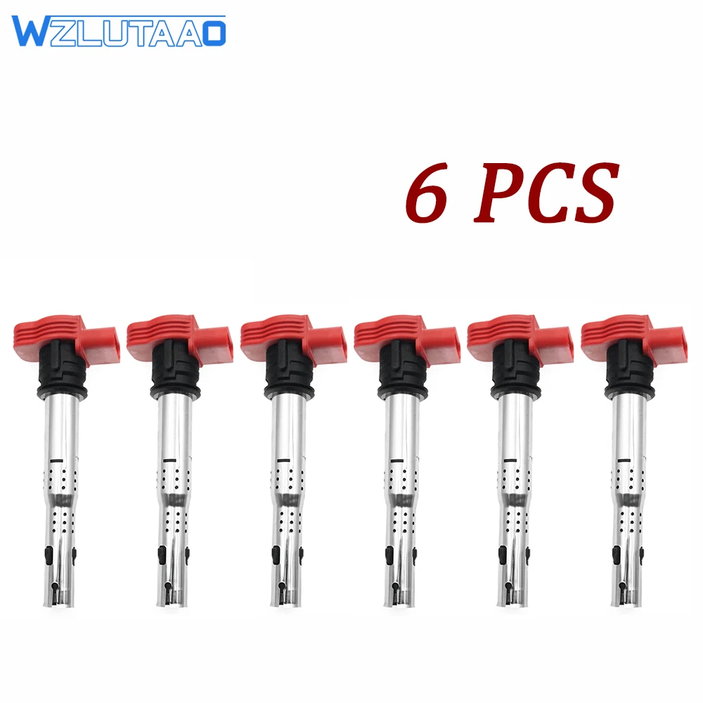 Катушка зажигания 1/4/6 шт. 06E 905115 E 06E 905115 Д 06Е 905115 C Для Audi A4 A5 A6 A7 A8 Q5 Q7 Porsche Cayenne Panamera VW Touareg 07-18