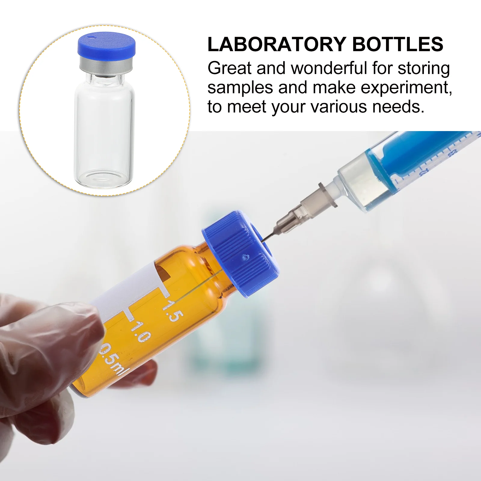 Флаконы образец флаконы стеклянные бутылки ВЭЖХ коллекция мини крышки