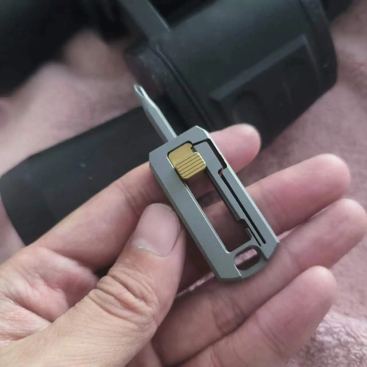 Титановая модель легкая ручка отвертка домашний портативный мини-инструмент для