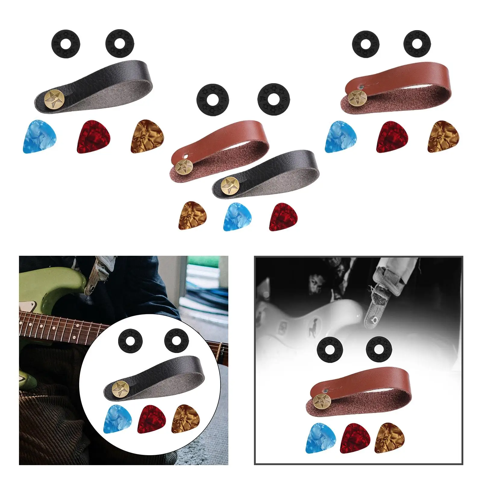 Адаптер головки ремня для гитары акустической классической