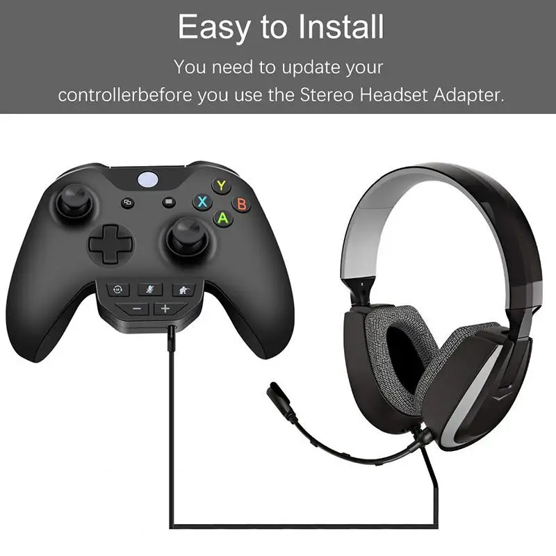 For Xbox One/Slim Controller Series X/S Gamepad Stereo Headset Adapter Audio Headphone Converter 3.5mm Headphones Jack | Электроника