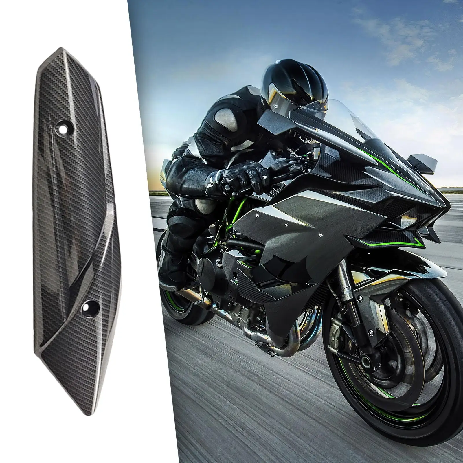 Универсальное Украшение для выхлопной тепловой защиты универсальная легкая в