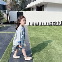 spring 2022 new girls small suits childrens casual small and medium sized childrens floral skirts spring and autumn jackets