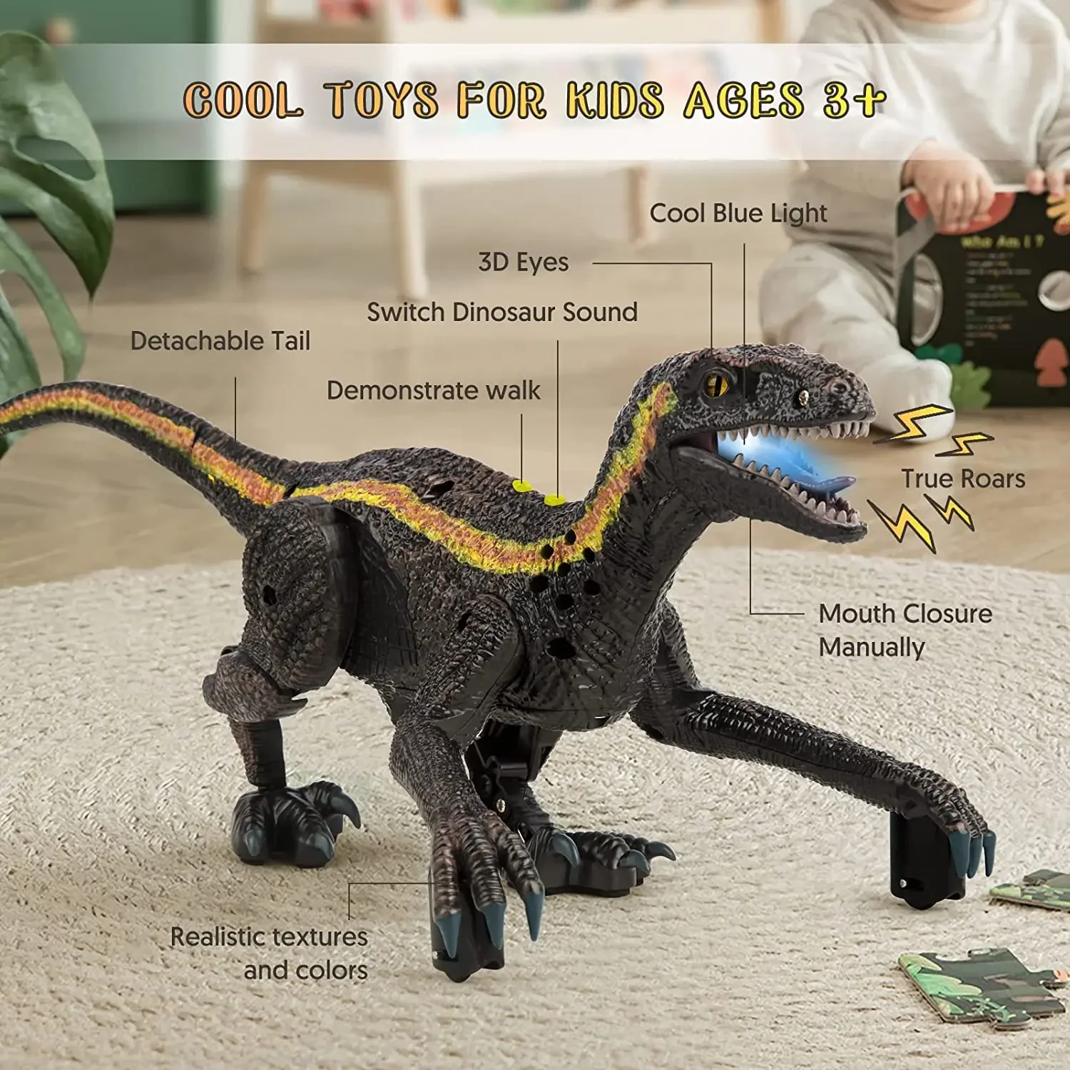 RC Dinosaur Indoraptor игрушки для мальчиков Raptor Dinosaurios Indominus Rex Dinossauro Jurassic Dino World Dinosaure Dinozaur
