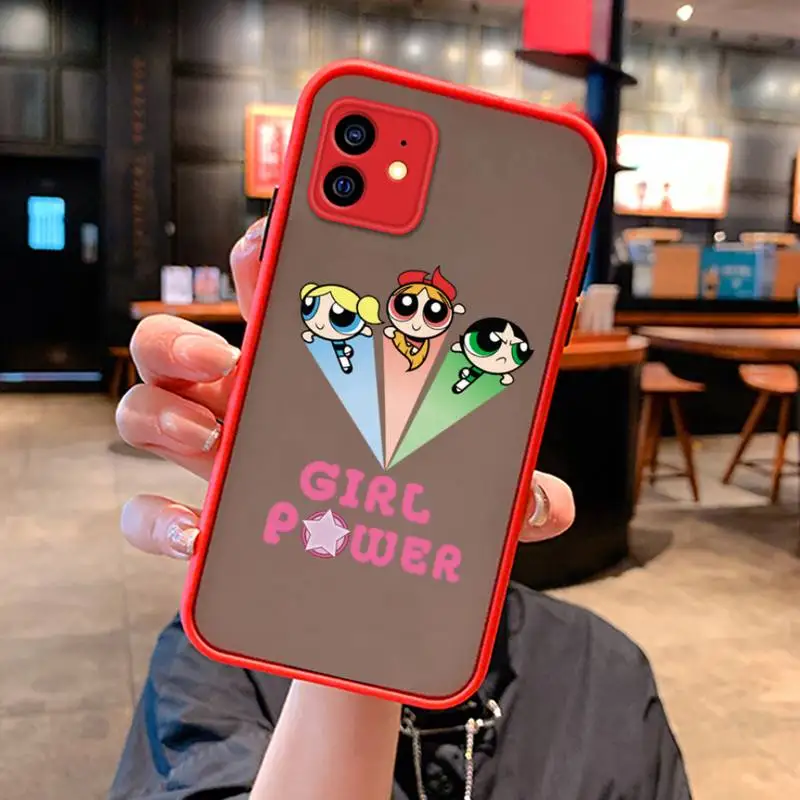 Милый Забавный чехол для телефона девушек iphone 12 11 Pro Mini Max XS X 8 7 Plus SE 2020 XR Матовый