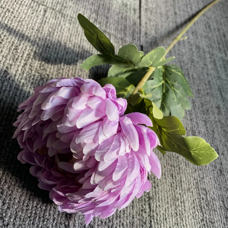 

Искусственные цветы LINANUO, Хризантема, шелк, 75 см