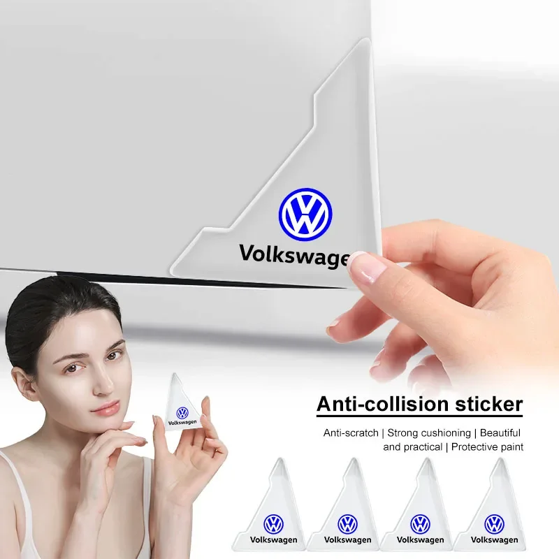 2 шт. силиконовая защита для углов двери автомобиля от столкновений царапин Volkswagen