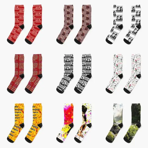 Носки женские/мужские хлопковые удобные короткие носки с мокрыми бандитами в