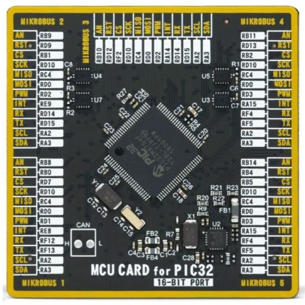 

MIKROE-4591 CARD for PIC32 PIC32MX764F128L