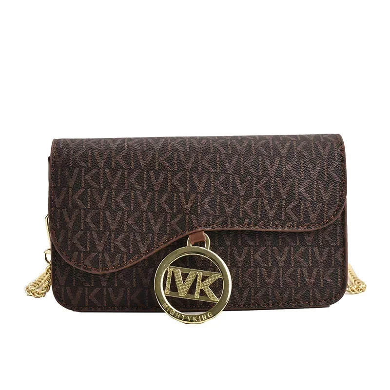 Роскошные женские сумки на плечо IVK дизайнерские через сумочка женский клатч