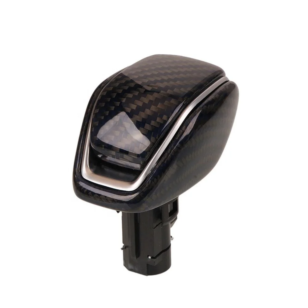 

real carbon fiber car gear knob handle head 4 Toyotas RAV4 VENZA HARRIER ROWN KLUGER 2022 trim car interior accessories styling