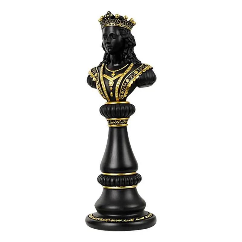 

Chess Statue Decor Piece Creative Chess Resin Sculpture Furnishing For Home House Decoration Office Desk Table Wine Cabinet