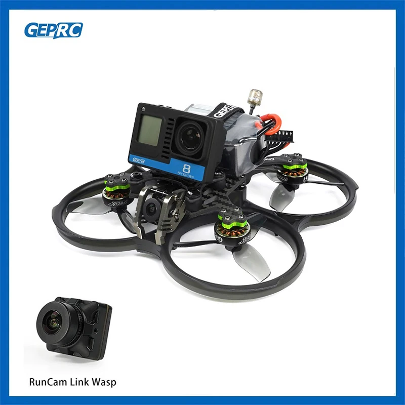 

GEPRC Cinebot30 HD Runcam Link Wasp 4S FPV Drone ELRS 2.4 G / TBS Nano RX COB Lamp with HD Caddx Vista micro System for FPV