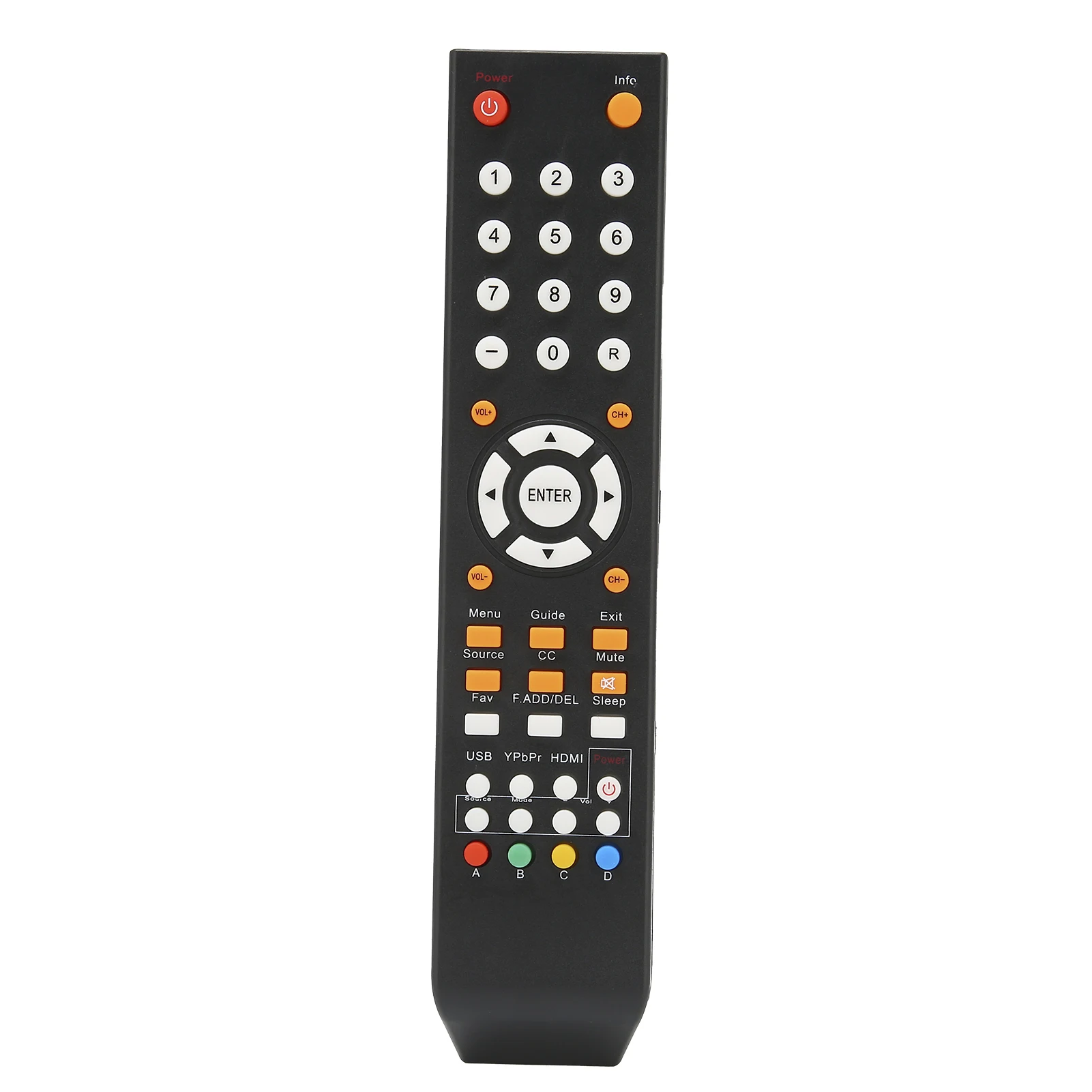 

Remote Control Fit for Sceptre 42in TV U435CV‑UMR C550CV‑UMR E195BD‑SR E246BD‑SMQK