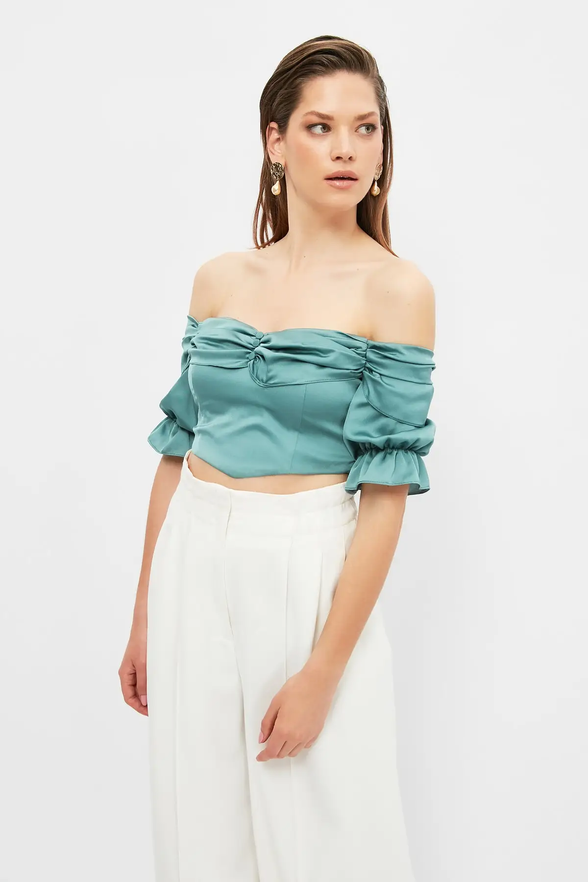 

Trendyol Collar Detailed Bluz TPRSS21BZ1995