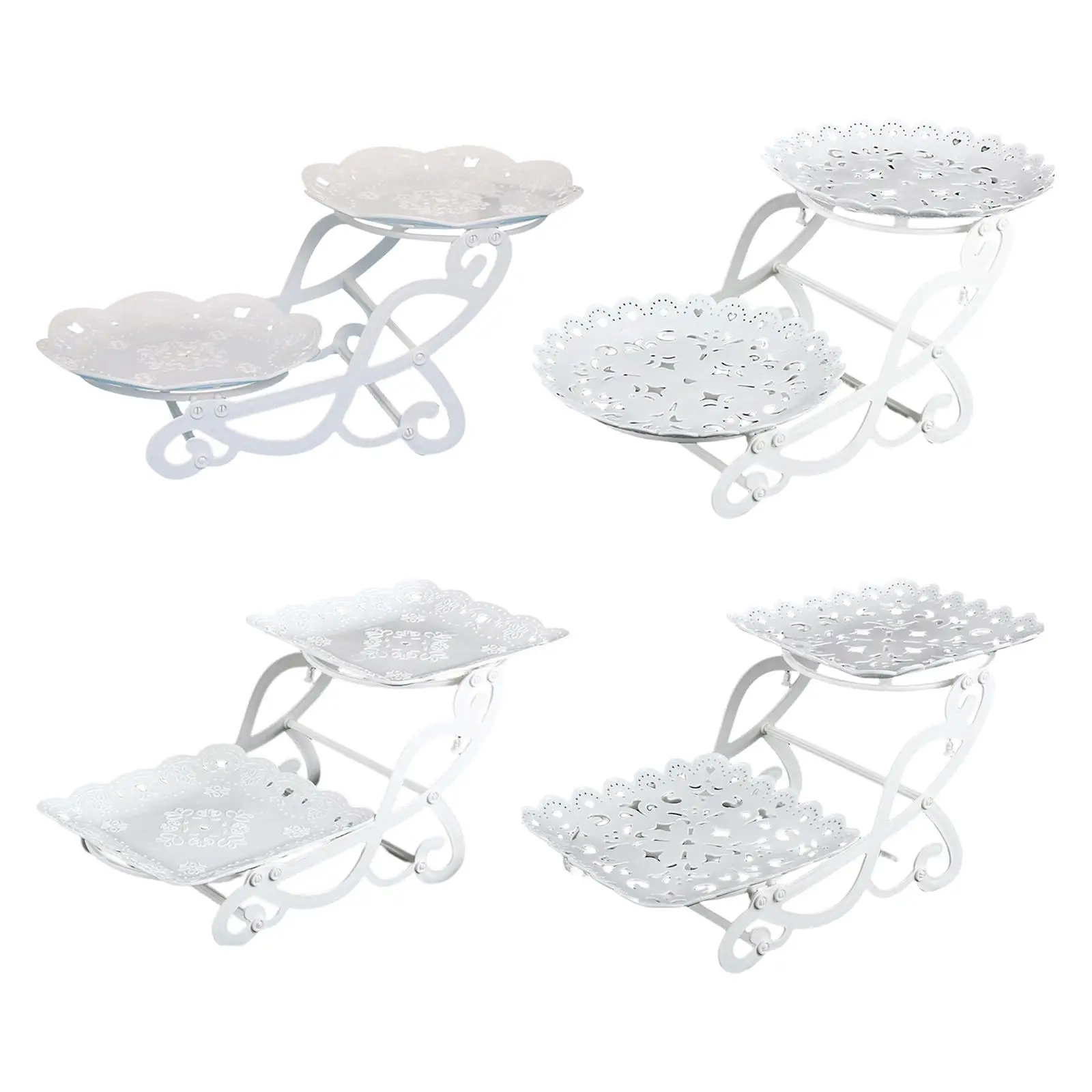 Cake Stand Dessert Tray Household Decoration Display Plate Ornaments Display Rack for Cookies Dessert Anniversary Celebration