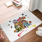 Каменная комедия ТВ-шоу Fraggle, коврик для спальни, гитары, художественный Придверный коврик, кухонный ковер, коврик для входной двери, украшение для дома