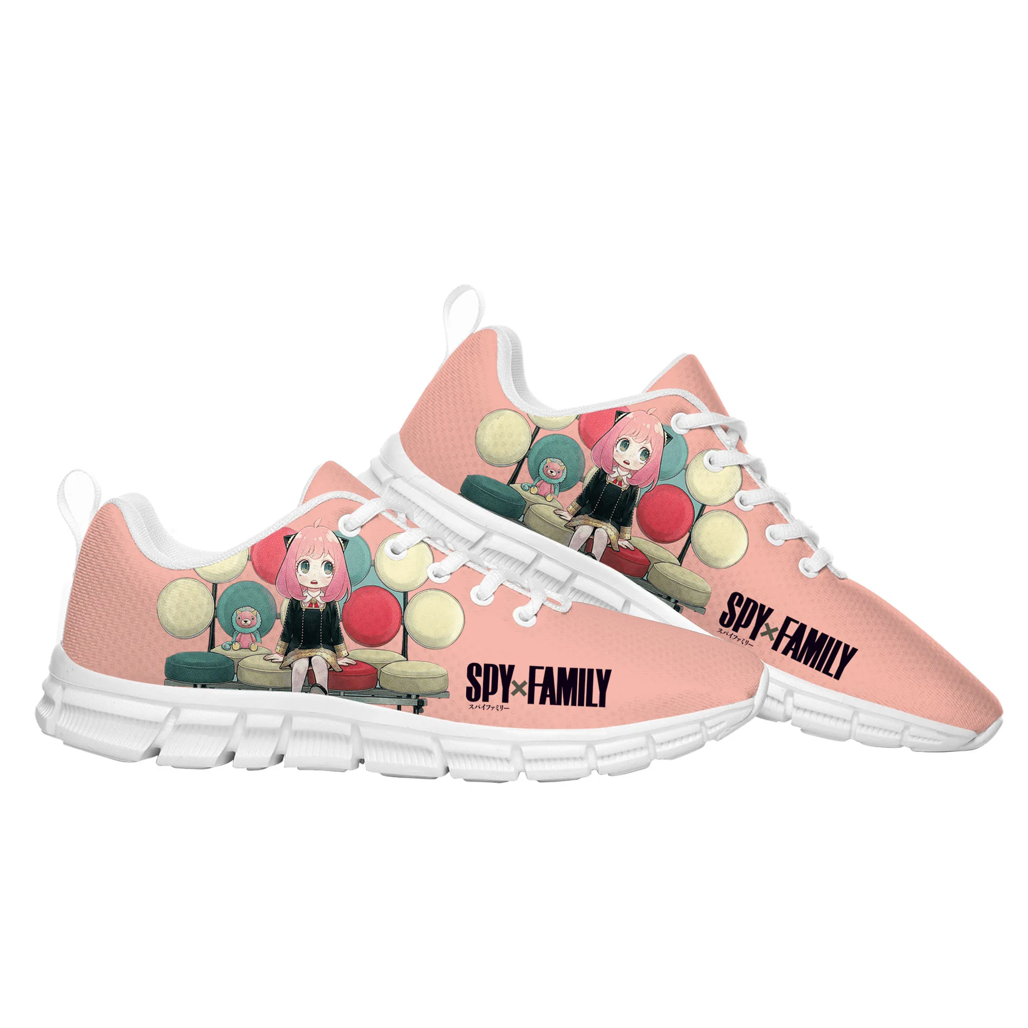 

Spy X Family Anya Forger Sports Shoes Mens Womens Teenager Kids Children Cute Sneakers Custom High Quality Sneaker Couple Shoe