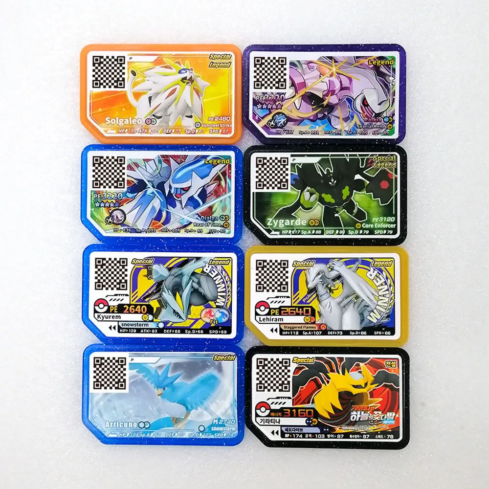 

Боевая игра TAKARA TOMY, Покемон, Ga, ол, диски, акция, специальная легенда, мифическая карточка, коллекция палькии, дисковый Пикачу, гаол