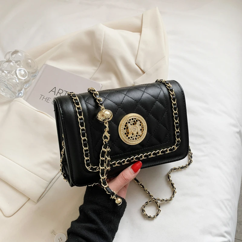 

Small Crossbody Bags for Women Pu Leather Fashion Hand Shoulder Bag Female Single Chain Purses and Handbags Ladies 2022 Trend