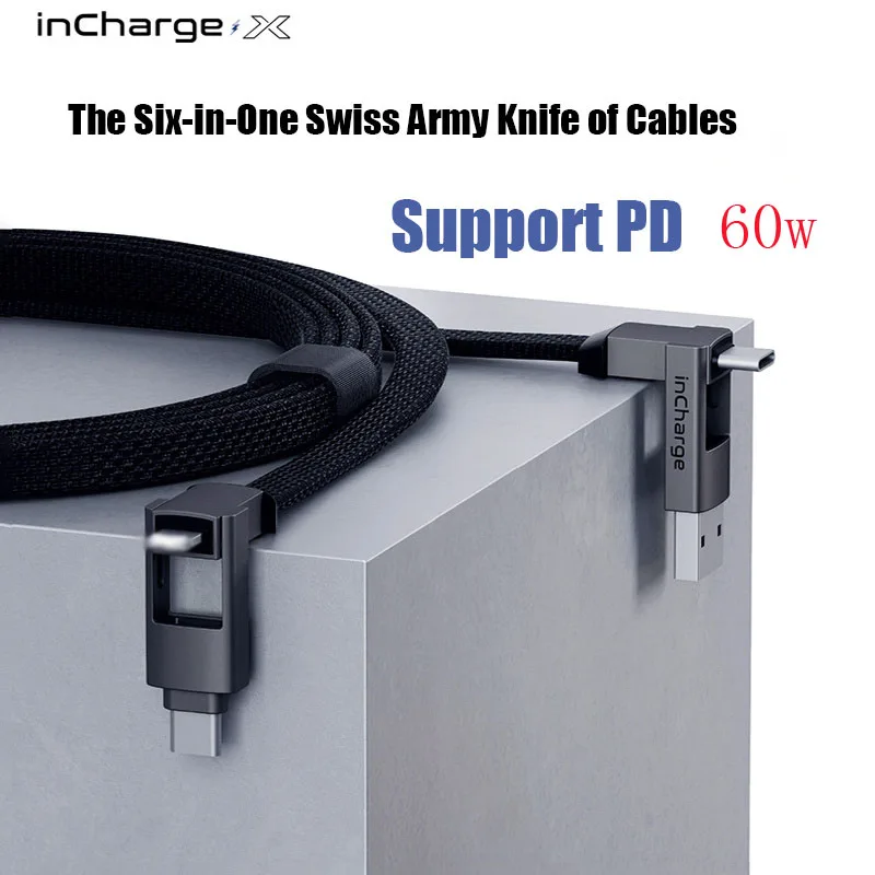 

Новый зарядный кабель USB Type-C Lightning Micro USB