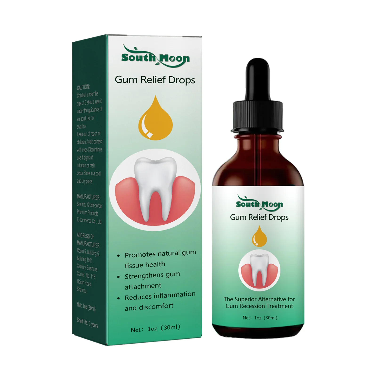 

30ml Gum Healthy Repair Drops Gentle Formula Gum Drops Tooth Serum for Your Mouth Fresh and Clean Feeling