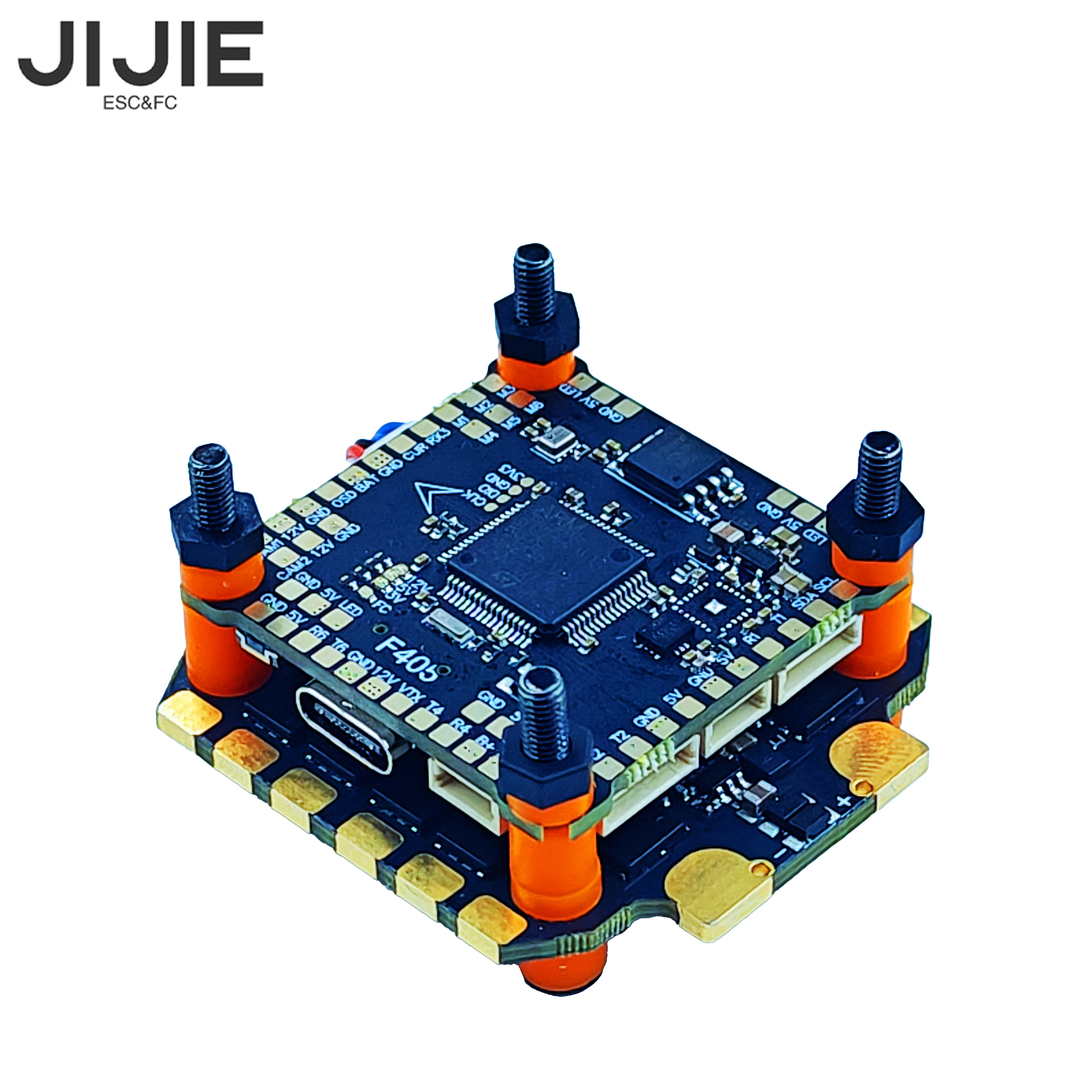 Фото JIJIE F405 F4 FC FPV Контроллер полета дрона Stack 3-12S 70A BULEjay 4in1 Бесщеточный ESC для RC Racing Freestyle Drone Rro Player №5