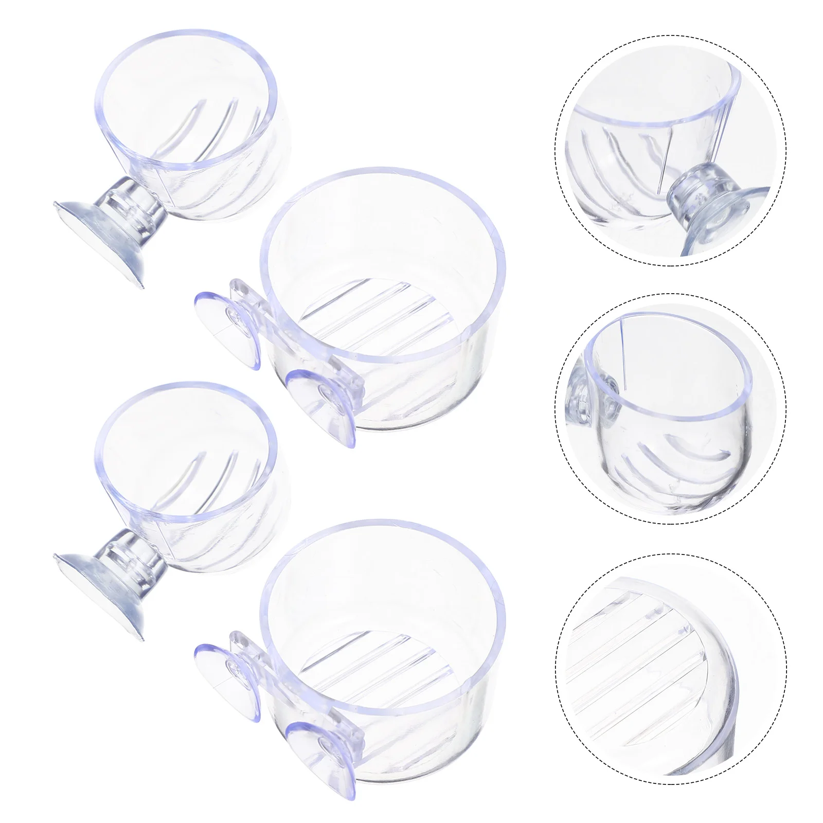 

Fish Feeder Feeding Aquarium Cup Tankworm Shrimp Bowl Dish Red Tray Holderring Floating Cone Circle Feeders Aquatic Suction Cups