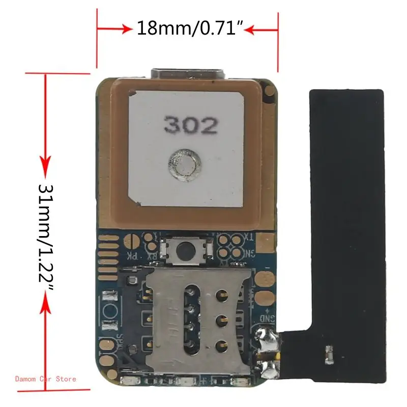 GPS-трекер GSM Wi-Fi LBS локатор слежения за диктофоном TF-карта локатором
