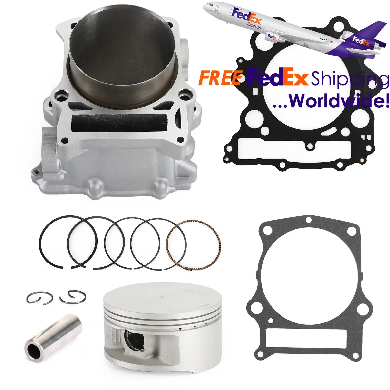 

TOPTENG Набор цилиндрических кувшинов с поршнем и большим отверстием 102 мм для Yamaha Raptor Rhino гризли 660 01-08