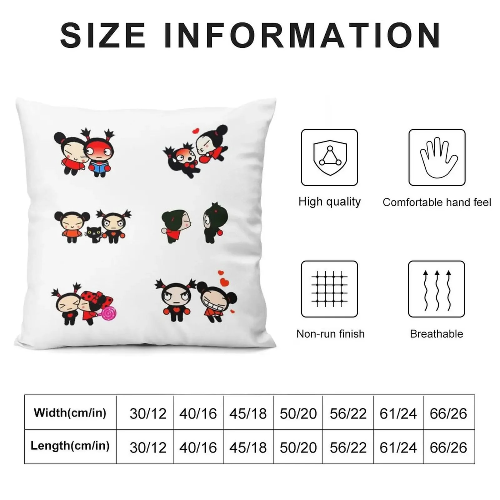 pucca and garu Pack Декоративная подушка Роскошные декоративные наволочки