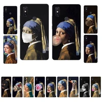 maiyaca girl with a pearl earring vermeer phone case for xiaomi mi 8 9 10 lite pro 9se 5 6 x max 2 3 mix2s f1