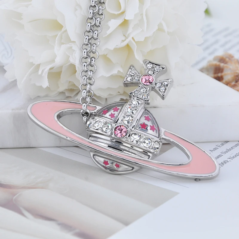 

Женское ожерелье с подвеской «Сатурн»