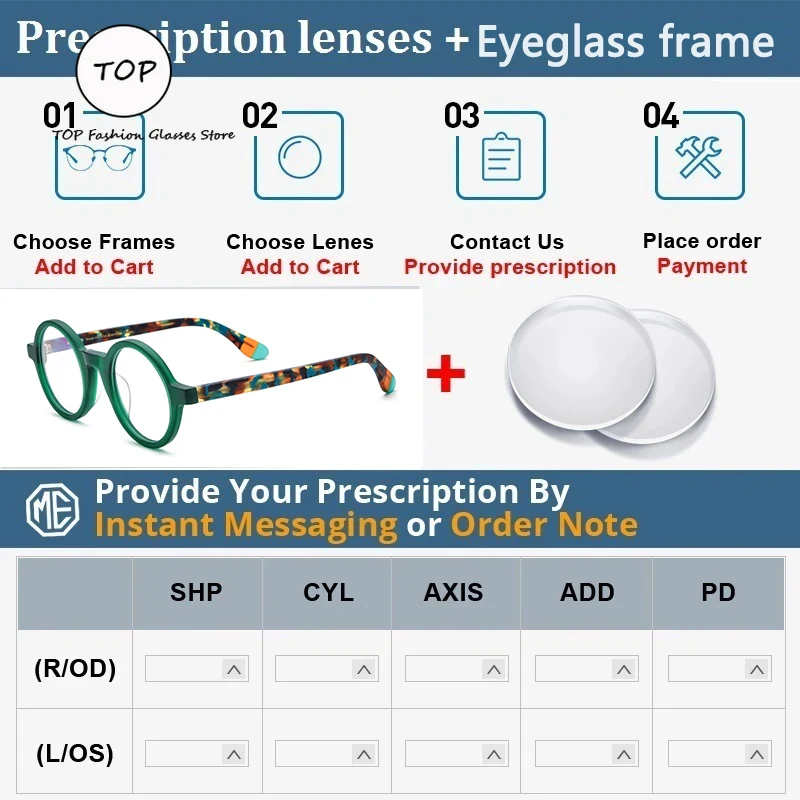 Ретро простая пластина индивидуальная круглая оправа ручной работы женская для