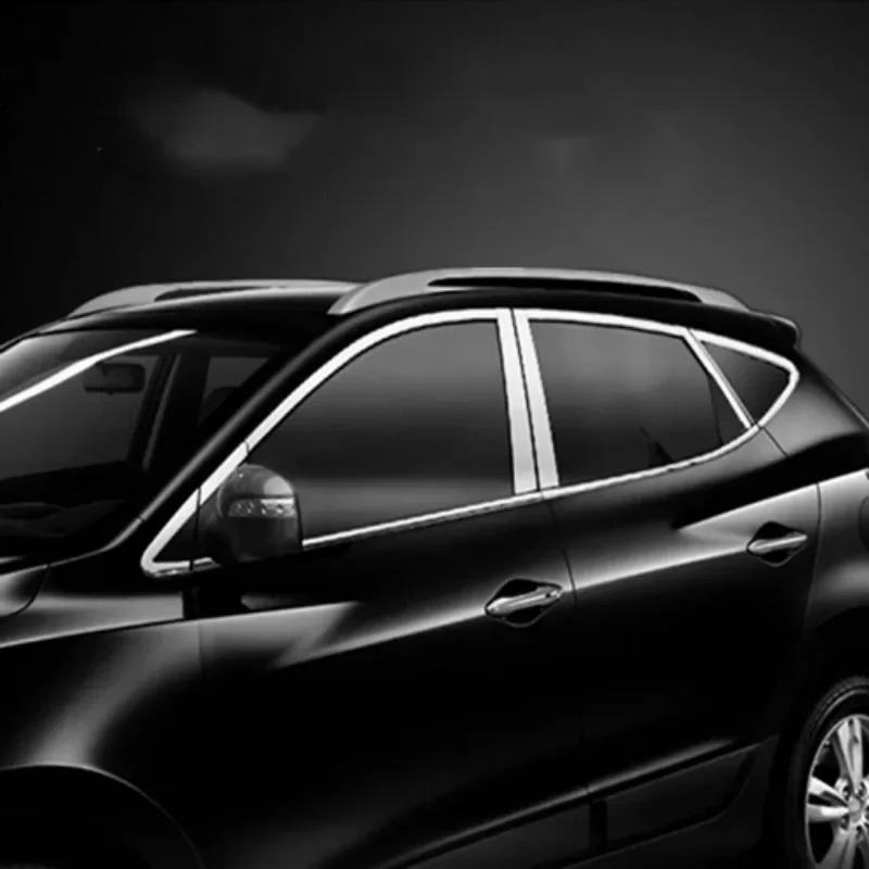 Накладка на оконную стойку автомобиля для Hyundai IX35 2010-2017 полоски из нержавеющей